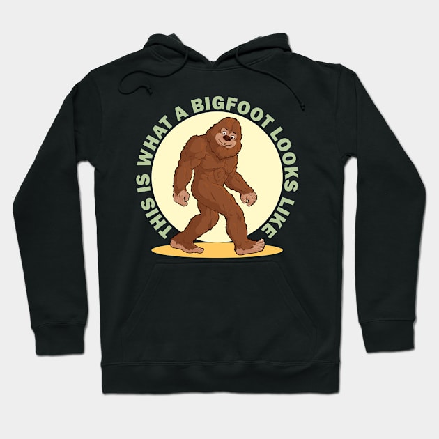 This Is What A Bigfoot Looks Like Hoodie by Jay Diloy